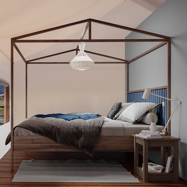 Glamping Luxury Safari Tent Single Bedroom